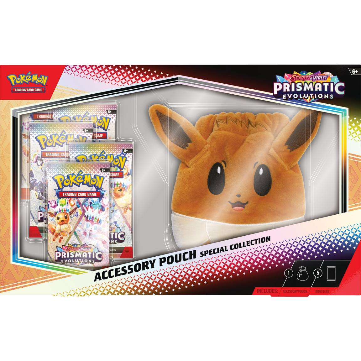 Pokemon Prismatic Evolutions Accessory Pouch