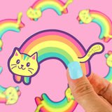 Rainbow Kitty Cat Sticker