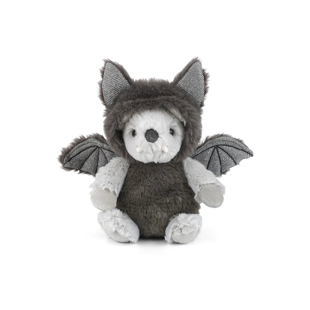 Bat Mouse plush toy with gray fur and bat wings