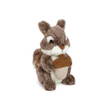 Squirrel Nuttingham plush squirrel holding a textured acorn