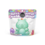 Super Duper Sugar Squisher | Capybara mint green squishy toy in colorful packaging