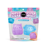Super Duper Sugar Squisher | Mini Puppies & Kittens packaging with purple kitten and blue puppy squishy toys