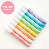 Scented Puffy Popcorn Pens in assorted pastel colors