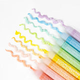 Scented Puffy Popcorn Pens in pastel colors with wavy popcorn-shaped tips