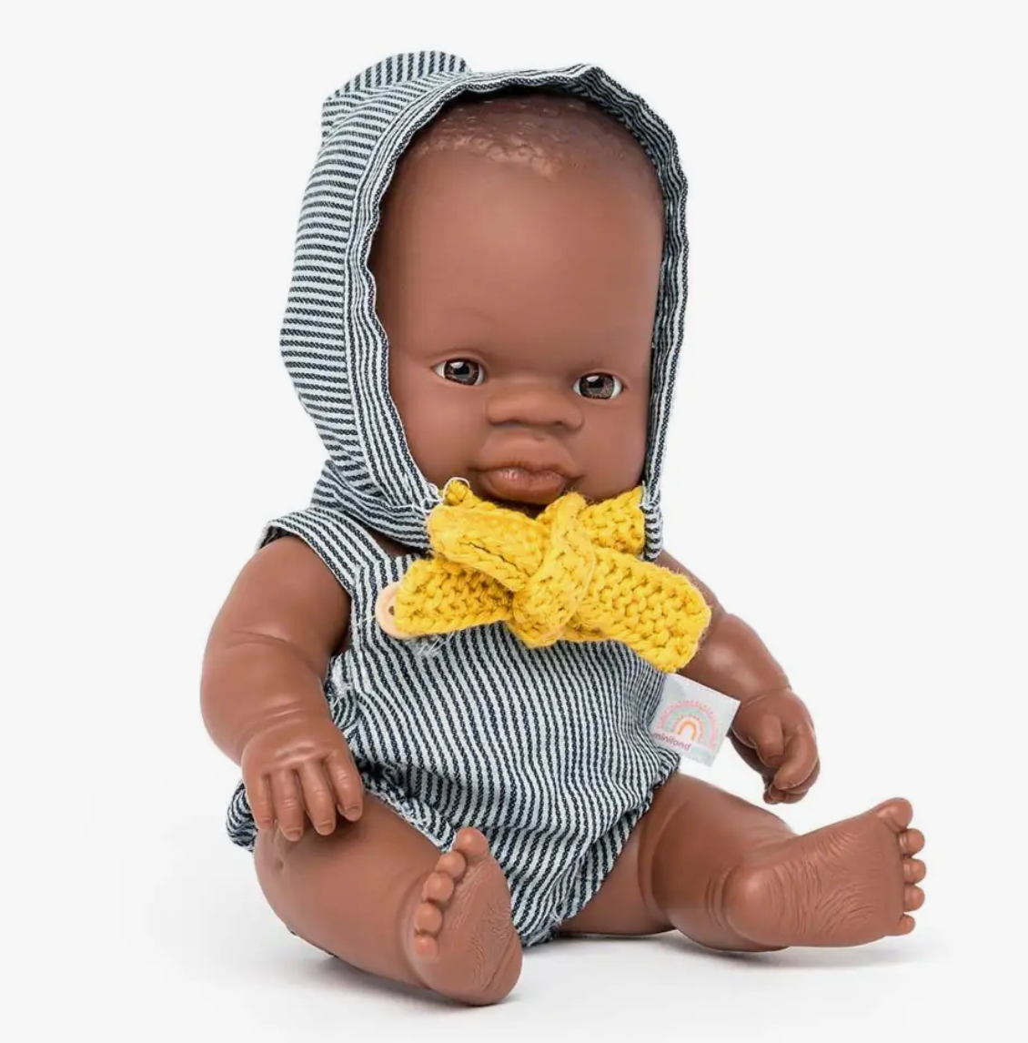 Miniland African Boy Doll Dressed
