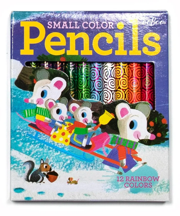 Draw 'n' Doodle Mini Colored Pencils + Sharpener - Set of 12 - Toys To Love