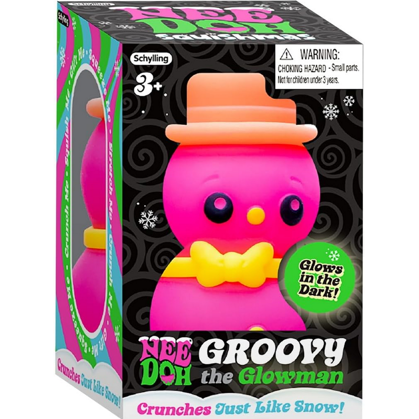 NeeDoh Squishmas Groovy Glowman