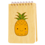 Mini Wood Notebook | Pineapple