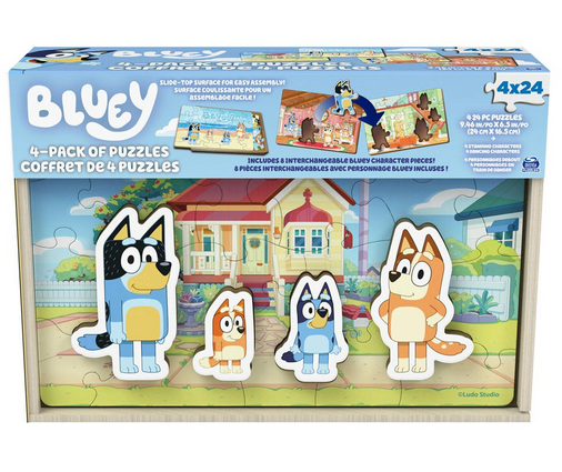 Bluey Wooden Puzzles