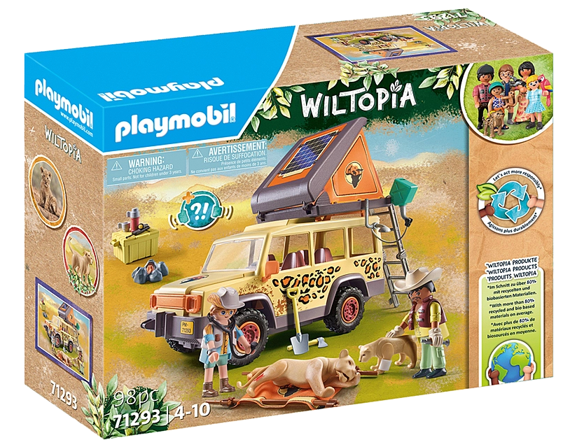 Wiltopia Cross-Country Vehicle & Lions