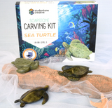 Soapstone Carving Kit | Sea Turtle