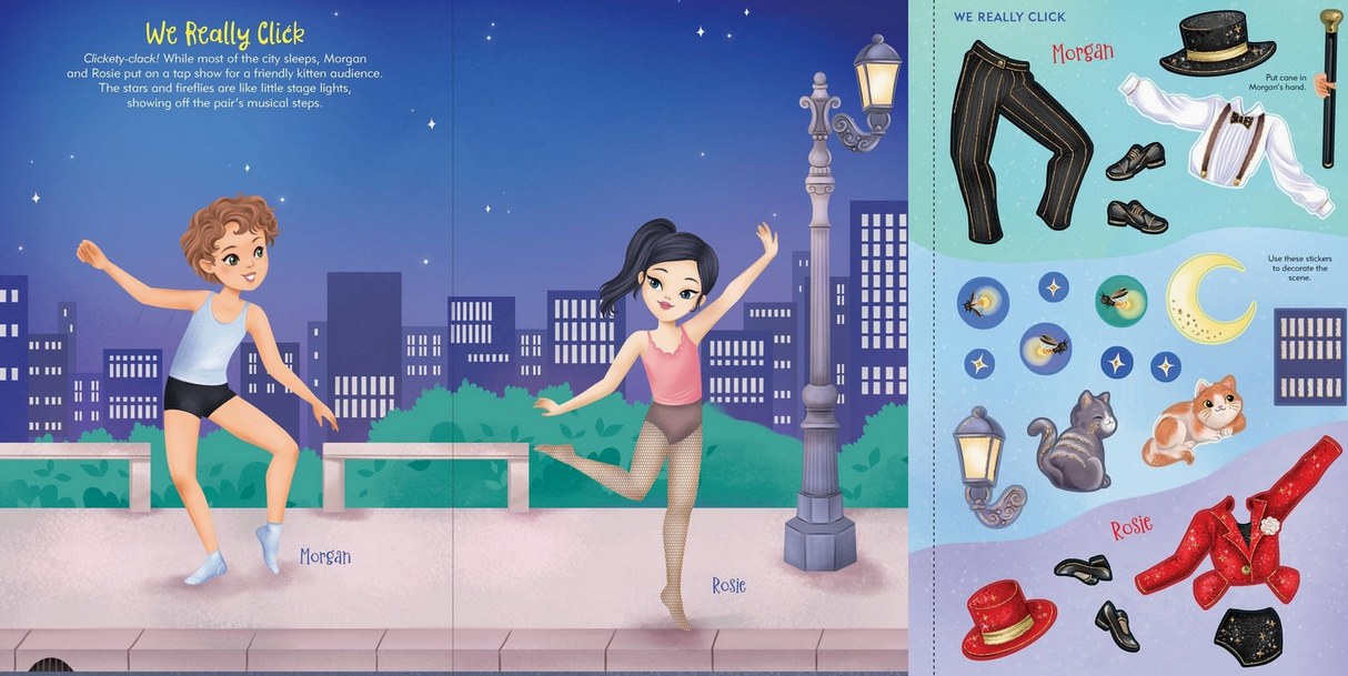 Sticker Doll Dress Up | Dancers