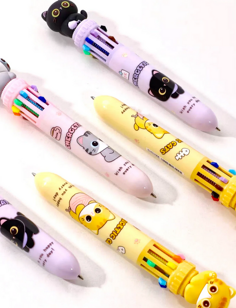 10 Color Pen | Cats