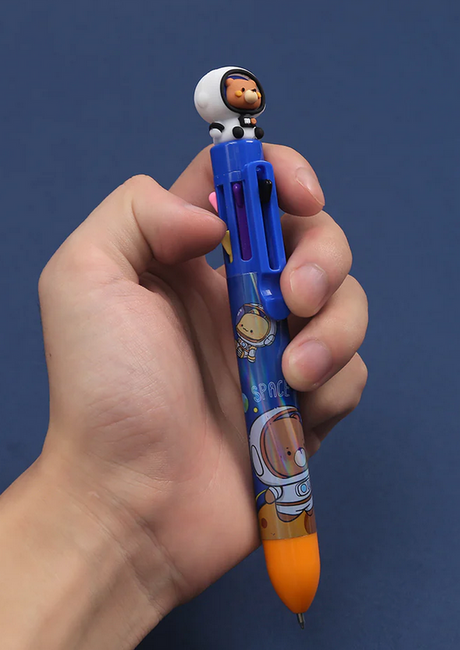 8 Color Pen | Space Team Animals