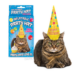 Inflatable Party Hat for Cats