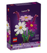 Botanicals Cosmos Flowers LEGO set box featuring colorful buildable cosmos blooms