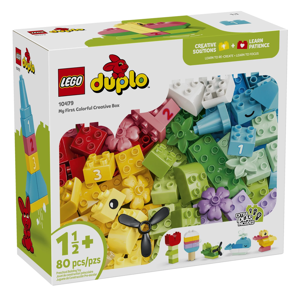 Duplo My First Colorful Creative Box with colorful building blocks and creative learning pieces