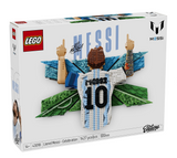 Editions Football Lionel Messi Celebration LEGO building set featuring a Lionel Messi goal celebration sculpture