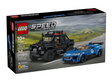 Speed Jaguar Project 7 & Land Rover Defender LEGO building set box with blue sports car and black SUV