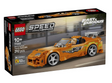 Speed The Fast and The Furious Toyota Supra MK4 LEGO building set box with orange sports car model