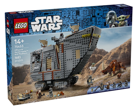 Star Wars Offworld Sandcrawler and Mudhorn LEGO set box