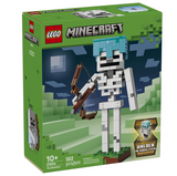 Minecraft The Skeleton box featuring a blocky skeleton holding a bow