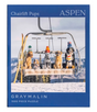 1000pc Chairlift Pups Aspen Puzzle featuring dogs riding a snowy ski lift