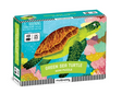 48pc Green Sea Turtle Mini Puzzle featuring a colorful underwater sea turtle illustration