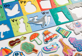 52pc My ABC's Giant Floor Puzzle with colorful alphabet and animal pieces
