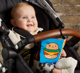 Foodie Baby Crinkle Stroller Book