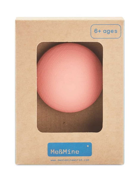 Yoyo - Coral wooden toy in eco-friendly packaging for ages 6 and up, made from sustainable beech wood.