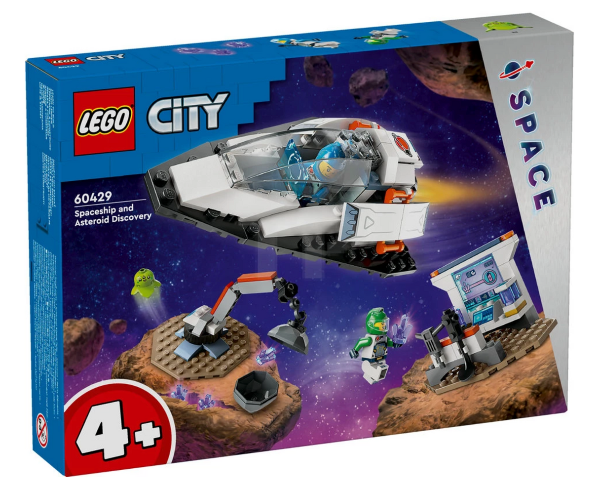 City Spaceship and Asteroid Discovery