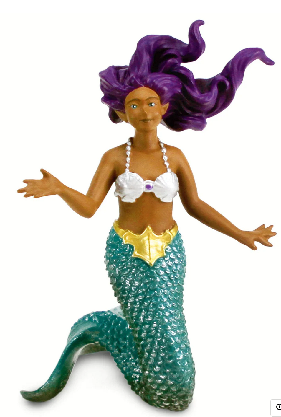 Mermaid with Purple Hair