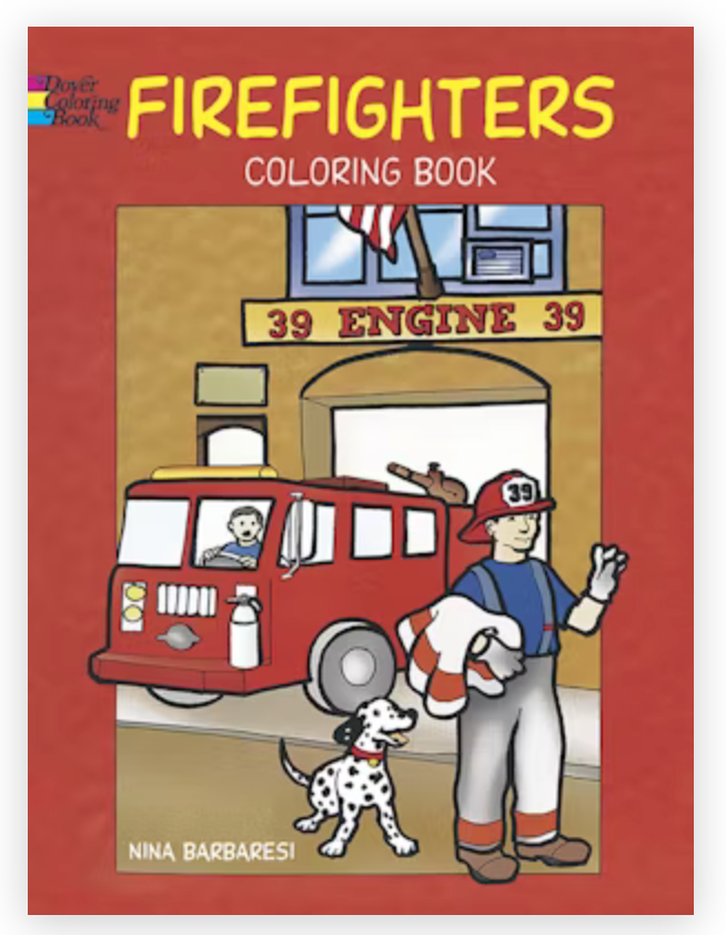 Firefighters Coloring Book