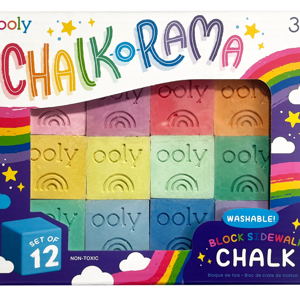 Chalk-o-rama Block Sidewalk Chalk – Treehouse Toys