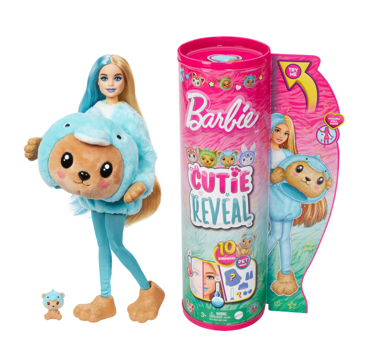Barbie Cutie Reveal Teddy/Dolphin