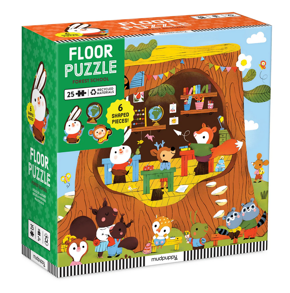 25pc Forest School Floor Puzzle