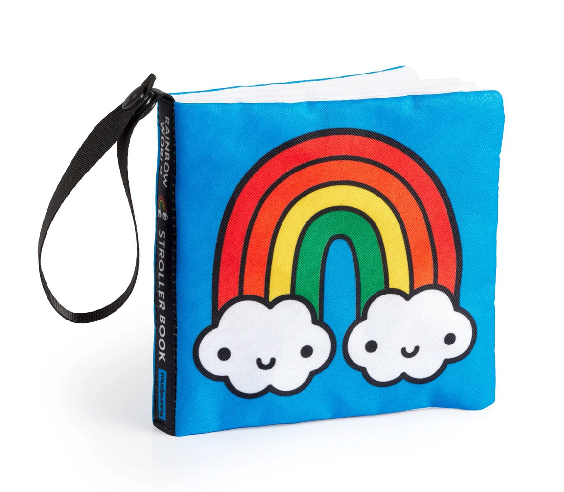 Rainbow World Crinkle Stroller Book