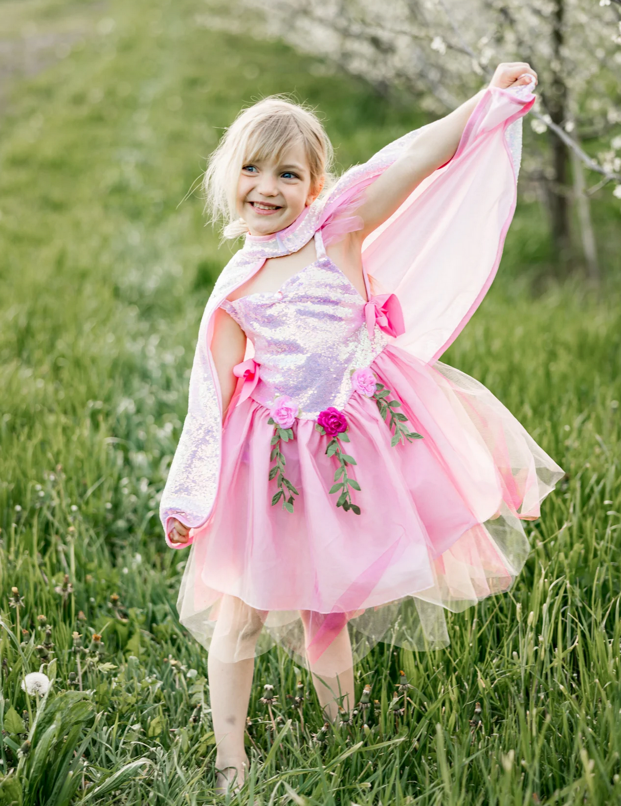 Pink Sequins Fairy Tunic | Size 3-4