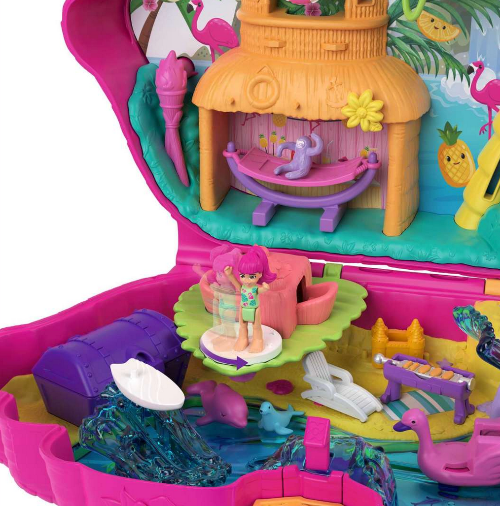 Polly Pocket Flamingo Party Playset