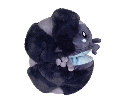 Pillbug Mini plush toy curled into a ball, soft polyester fiber with magnetic roly-poly feature for all ages.