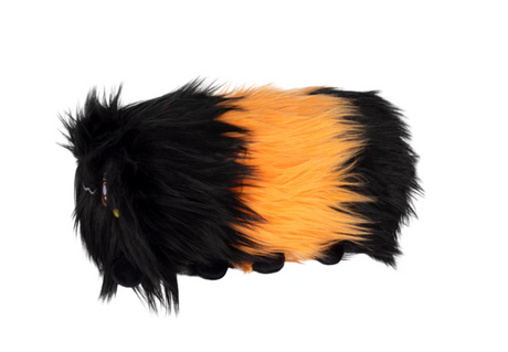 Wooly Caterpillar Mini plush toy with black and orange fur in a soft, cuddly design perfect for all ages.