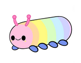 Rainbow Caterpillar Mini