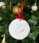 Baby Christmas Print Keepsake Ornament