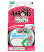 Holiday Cookie Cutter Thinking Putty with red and green glitter and two festive cookie cutters in packaging