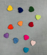 Felt Garland | Hearts