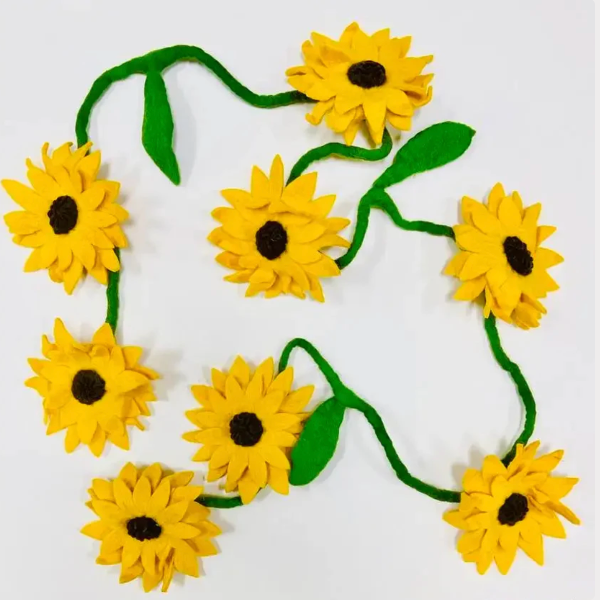 Felt Flower Garland | Sunflower