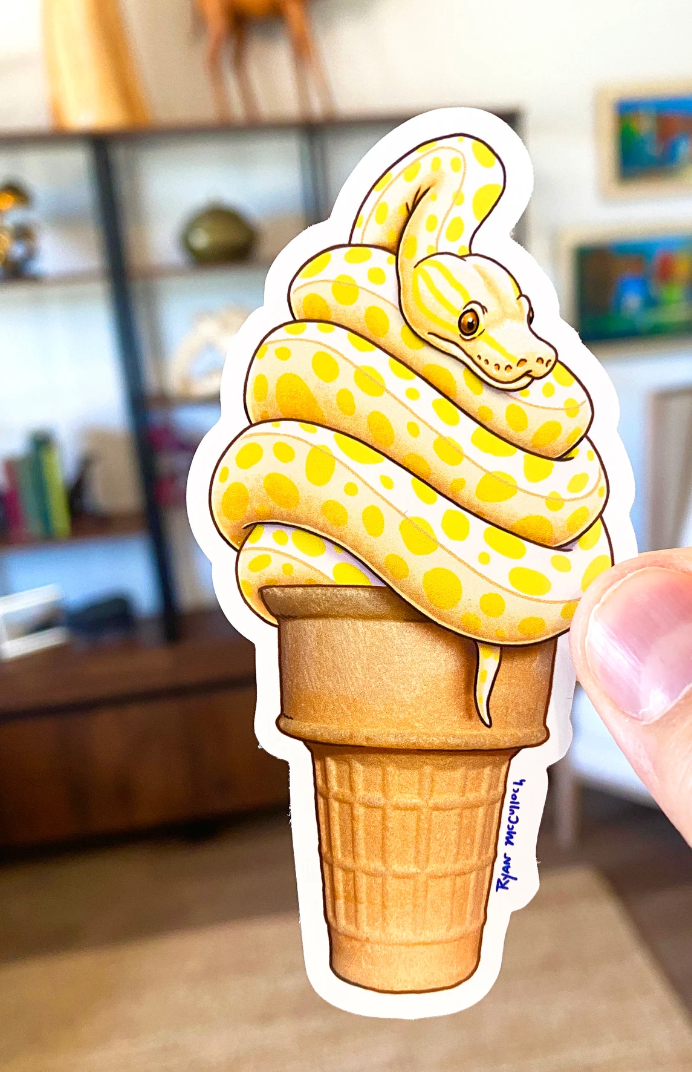 Soft Serve Python Sticker