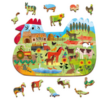 48pc The Farm Woody Puzzle