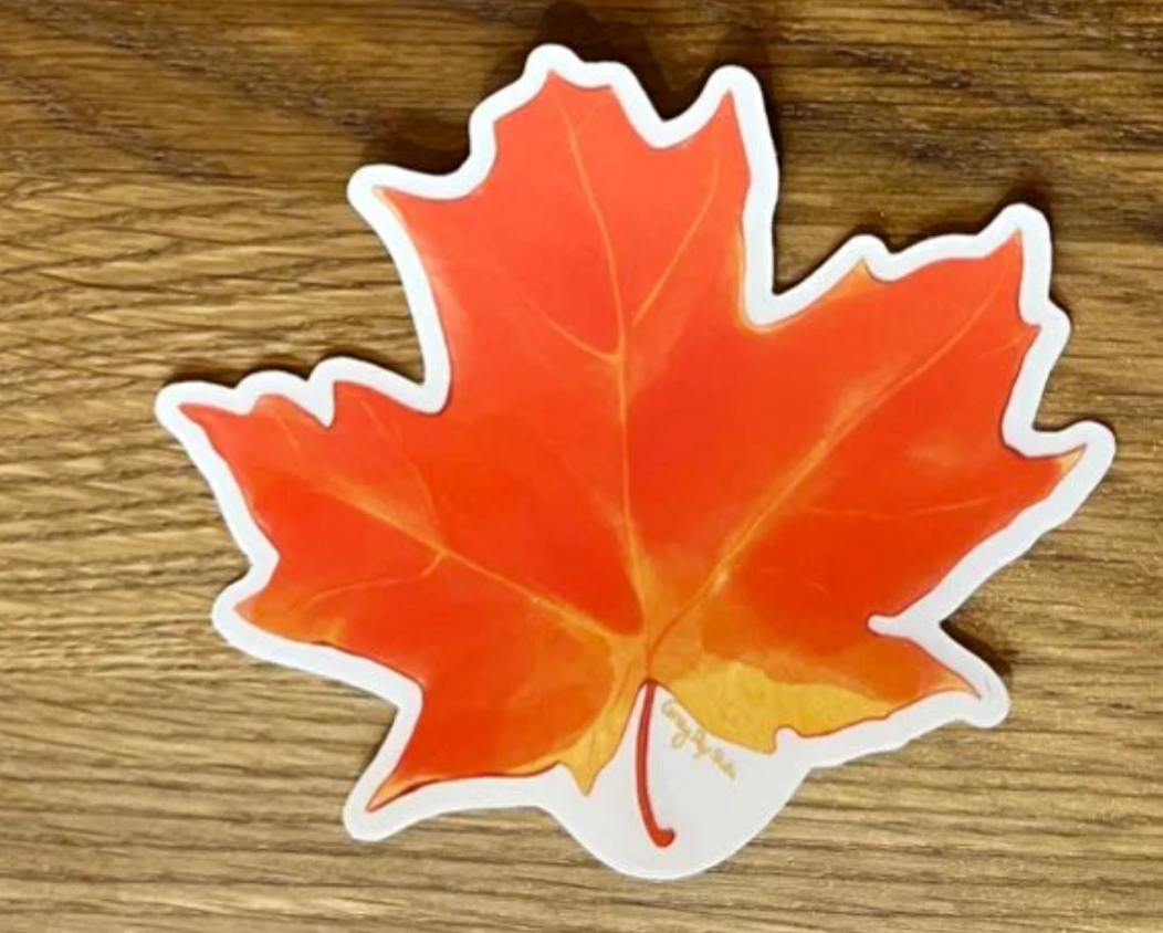 Maple Leaf Sticker